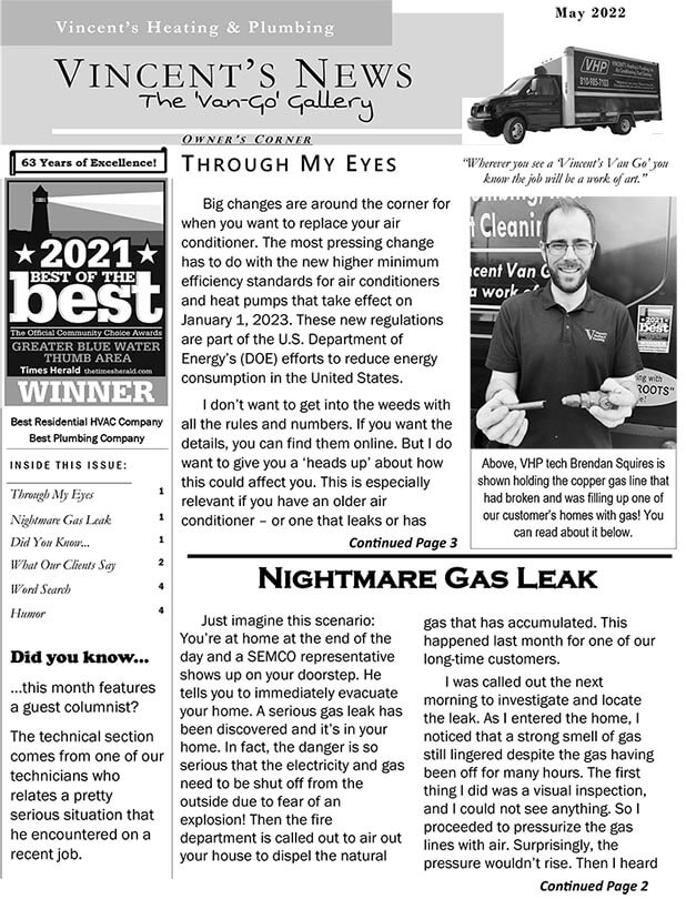 Read our May 2022 Newsletter.