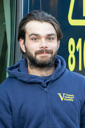 Vincent's Heating & Plumbing Service Technician, Troy J.